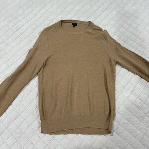 J. Crew Men's Camel Crewneck Sweater
